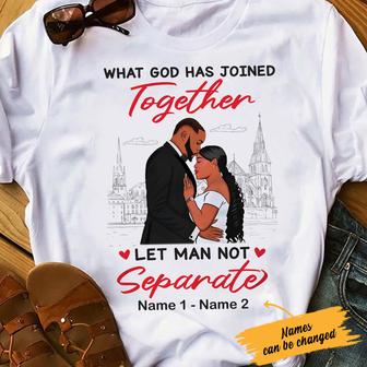 Personalized BWA Couple Christian T Shirt - Thegiftio UK