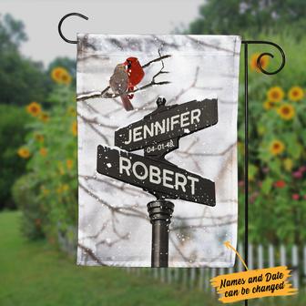 Personalized Garden Flag for Husband and Wife - Thegiftio UK