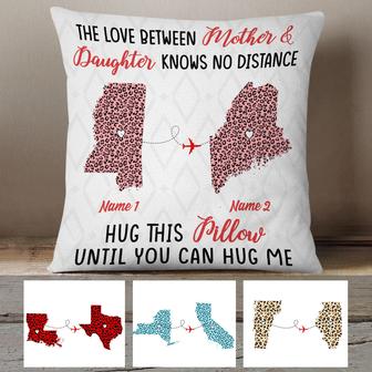 Personalized Long Distance Pillow for Mother and Daughter - Thegiftio UK