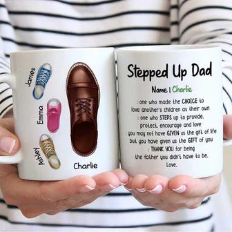 Thank You Step Dad Personalized Mug - Father's Day Gift - Thegiftio UK