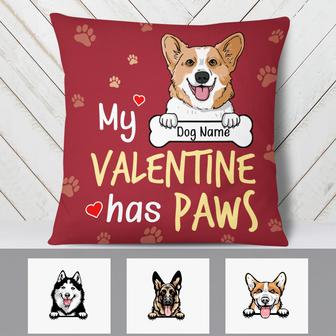 Personalized Dog Valentine Pillow - Thegiftio UK