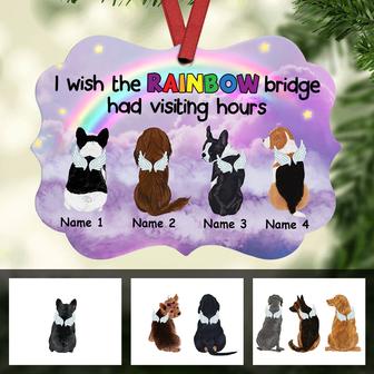 Personalized Looking Back Memorial Dog Benelux Ornament - Thegiftio UK