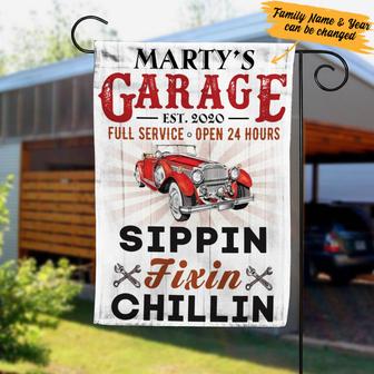 Personalized Garage Flag for Homeowners - Thegiftio UK
