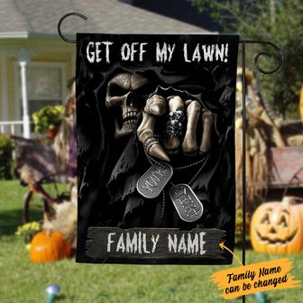 Personalized Skull Halloween Flag for Spooky Decor - Thegiftio UK