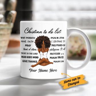 Personalized BWA God To Do List Mug - Thegiftio
