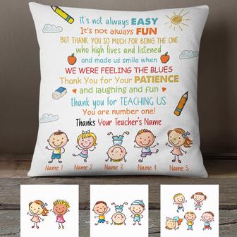 Personalized Teacher Pillow - Thegiftio