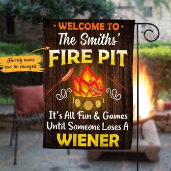 Personalized Gardening Flag for Fire Pit Lovers - Thegiftio UK