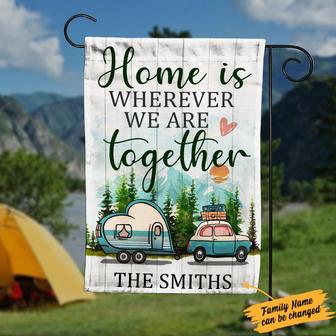 Personalized Camping Garden Flag for Outdoor Enthusiasts - Thegiftio UK