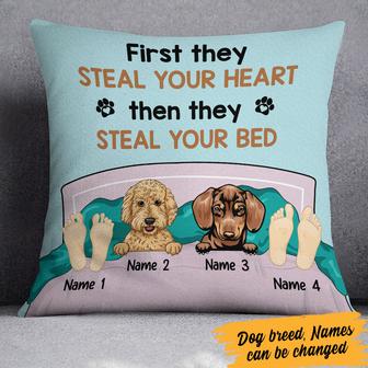 Personalized Dog Steal Your Bed Pillow for Dog Moms - Thegiftio UK