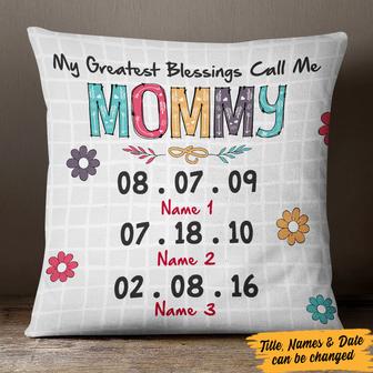 Personalized Pillow for Moms - Blessed To Be Called - Thegiftio UK
