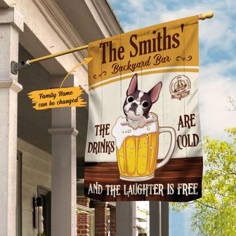Personalized Boston Terrier Dog Garden Flag - Thegiftio UK