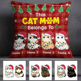 Personalized Cat Mom Pillow for Cat Lovers - Thegiftio UK
