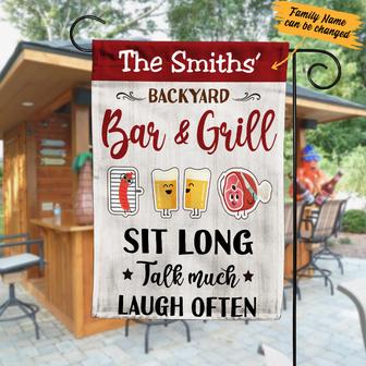 Personalized Garden Flag for Backyard BBQ Lovers - Thegiftio UK