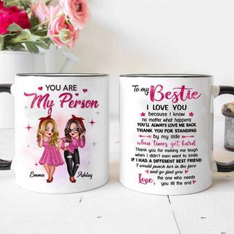 To My Bestie Sassy Girls Custom Mug - Gift for Best Friends - Thegiftio UK