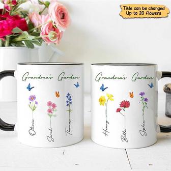 Family Birth Months Flowers Personalized Mug - Family Gift - Thegiftio UK
