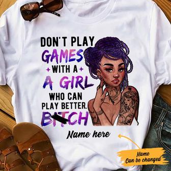 Personalized BWA Tattoos Play Girl T Shirt - Thegiftio UK