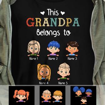 Personalized Mom Dad Grandma Grandpa T Shirt - Thegiftio UK