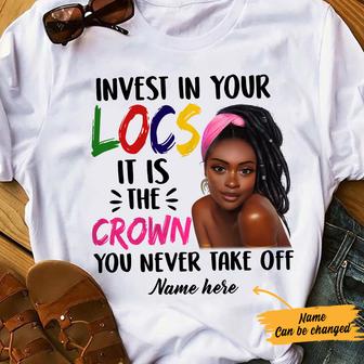 Personalized BWA Locs The Crown You Never Take Off T Shirt - Thegiftio UK