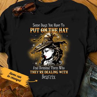 Personalized Witch Halloween T Shirt - Thegiftio UK