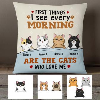 Personalized First Thing I See In The Morning Pillow - Thegiftio UK