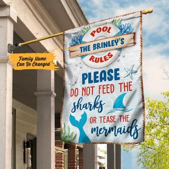 Personalized Pool Funny Garden Flag for Homeowners - Thegiftio UK