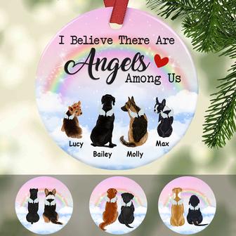 Personalized Angels Among Us Dog Memorial Ornament - Thegiftio UK
