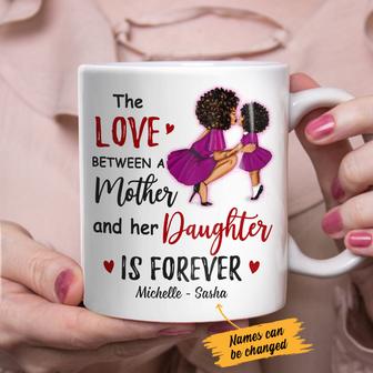 Personalized BWA Mom Daughter Love White Mug - Thegiftio UK