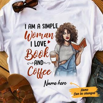 Personalized I Am A Simple BWA Coffee T Shirt - Thegiftio UK