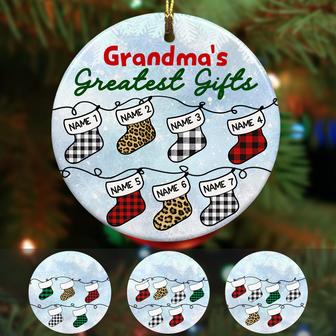 Personalized Grandma Greatest Gifts Christmas Ornament - Thegiftio UK