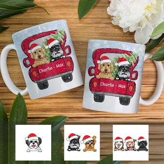 Personalized Dog Christmas 2021 Full Mug - Thegiftio UK