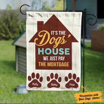 Personalized Dog House Garden Flag for Pet Lovers - Thegiftio UK