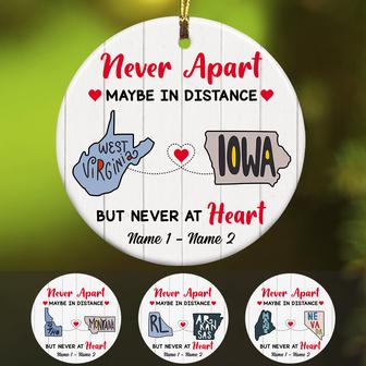 Personalized Never Apart Long Distance Ornament SB2444 30O47 - Thegiftio UK