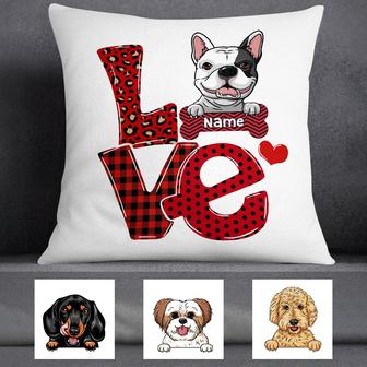 Personalized Dog Love Pillow - Thegiftio UK