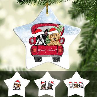 Personalized, Christmas Dog Gifts, Dog Christmas Full Star Ornament - Thegiftio UK
