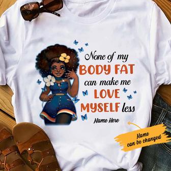 Personalized BWA Chubby Love Myself T Shirt - Thegiftio UK