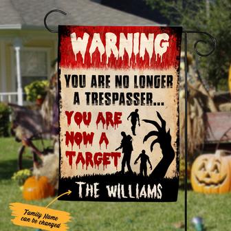 Personalized Halloween Garden Flag for Home Decor - Thegiftio UK