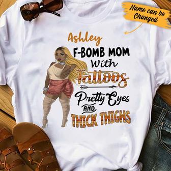 Personalized BWA F-Bomb Mom T Shirt - Thegiftio UK