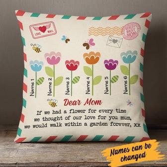 Personalized Pillow for Mom with Floral Design - Thegiftio UK