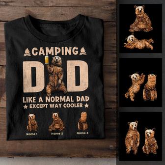 Personalized Dad Grandpa Camping T Shirt - Thegiftio UK