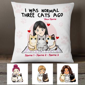 Personalized Cat Pillow for Cat Lovers - Thegiftio UK
