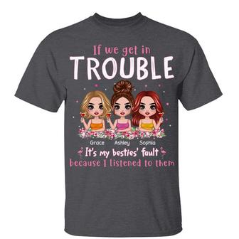 Pink Summer Doll Besties Custom Shirt - Gift for Sisters - Thegiftio UK
