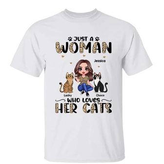Half Leopard Just A Doll Woman Custom T-Shirt - Thegiftio UK