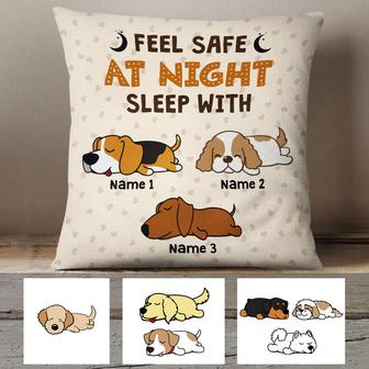 Personalized Sleep With My Dog Pillow - Thegiftio