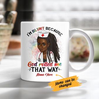 Personalized BWA Nurse I'm Blunt Mug - Thegiftio UK