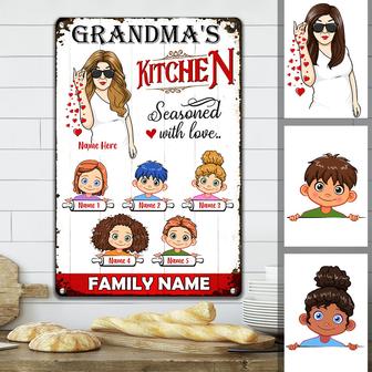 Personalized Vintage Metal Sign for Mom or Grandma - Thegiftio UK
