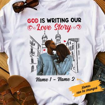 Personalized BWA Couple Christian T Shirt - Thegiftio UK