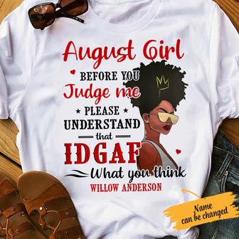 Personalized BWA Judge Me White T Shirt - Thegiftio UK