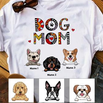 Personalized Dog Mom Cute T Shirt - Thegiftio UK