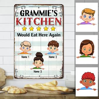 Personalized Metal Sign for Mom or Grandma - Thegiftio UK