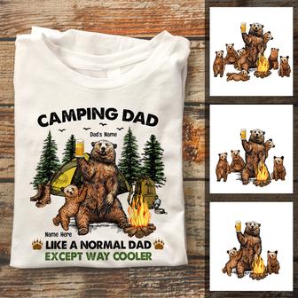 Personalized Dad Grandpa Camping T Shirt - Thegiftio UK